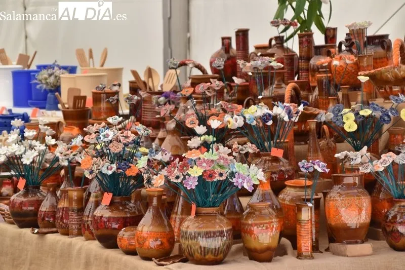 La Feria del Barro de Salamanca en la mañana de este sábado