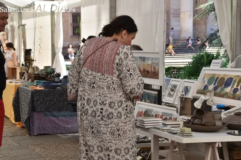 La Feria del Barro de Salamanca en la mañana de este sábado