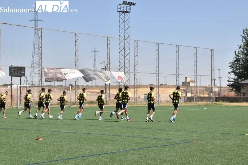 Primer entrenamiento del filial del Salamanca UDS