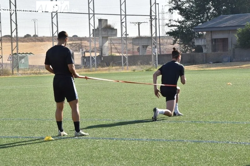 Entrenamiento esta mañana del Salamanca UDS con la última incorporación, Fabio Fonseca