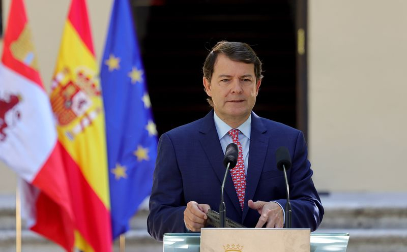 Rueda de prensa del presidente de Castilla y León, Alfonso Fernández Mañueco. Foto JCYL