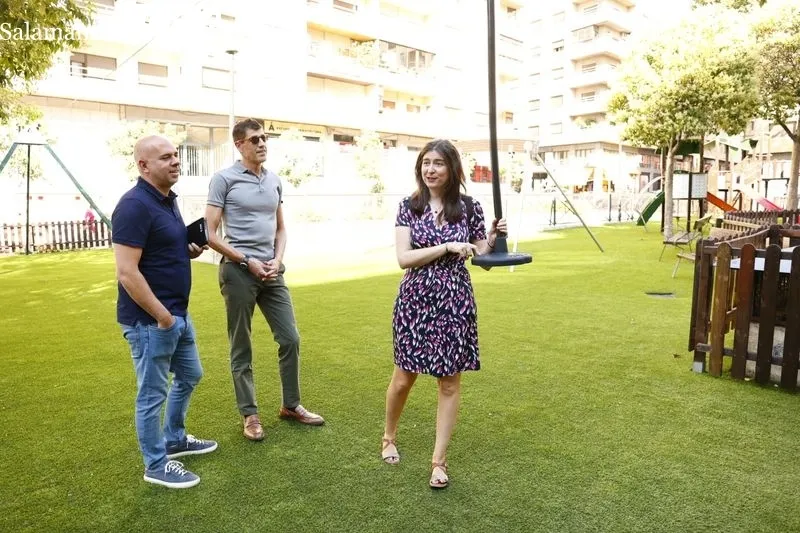 Renovación del parque de la plaza Carmelitas en Salamanca. Foto de David Sañudo