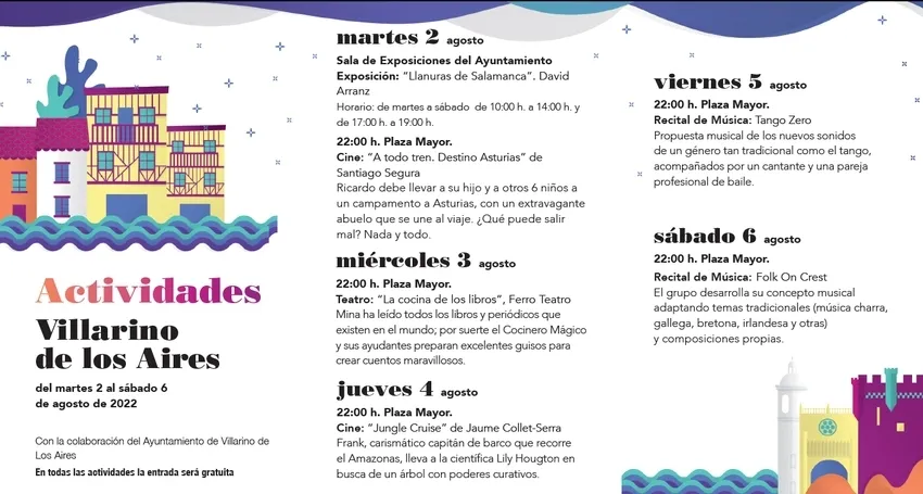 Folk On Crest actuará en Villarino el próximo sábado 5 de agosto a las 22.00 horas en la Plaza Mayor