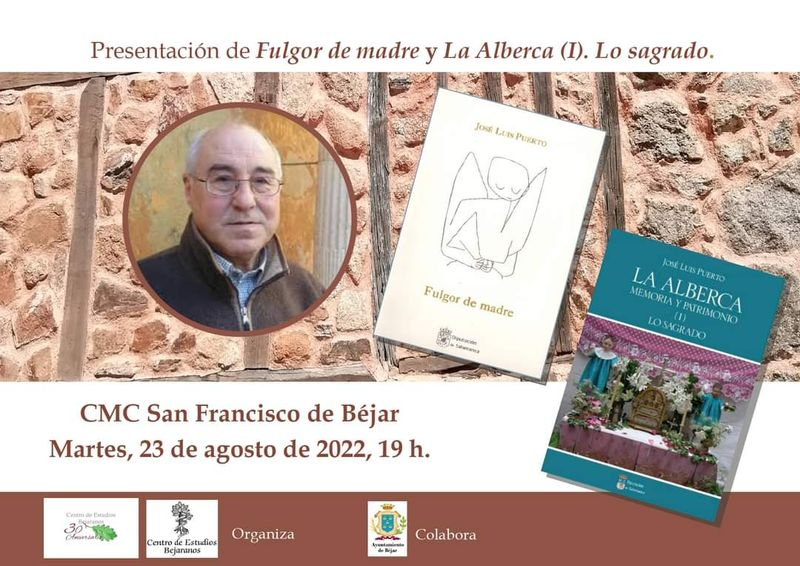 Foto 2 - José Luis Puerto, Premio Castilla y León de las Letras,​ protagonizará un acto literario en Béjar