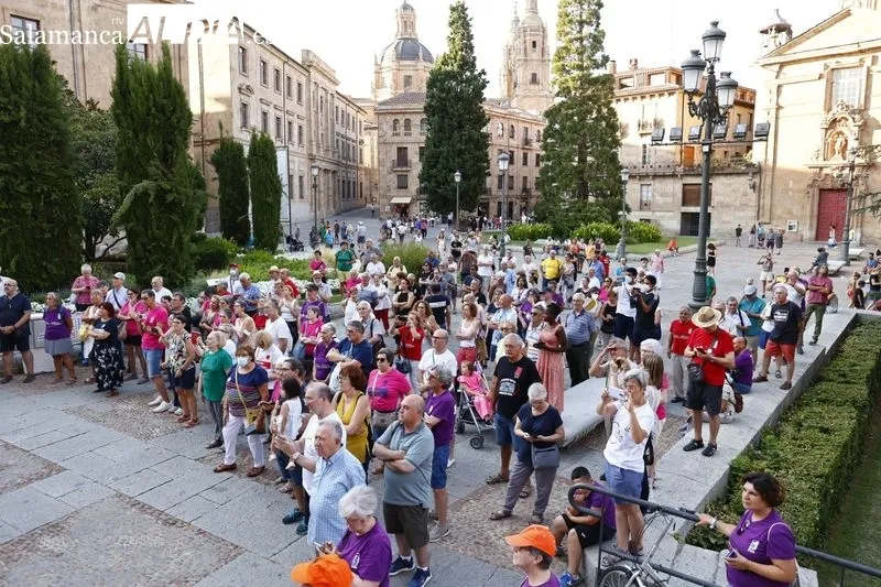Concentración de la HOAC en la Plaza de Anaya | Fotos: David Sañudo
