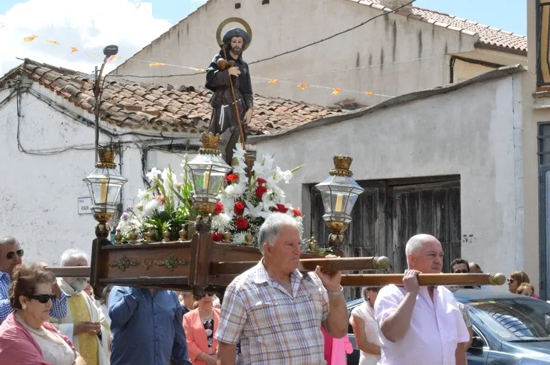 Procesión de San Roque en Valdelosa. Foto: Elena Esteban