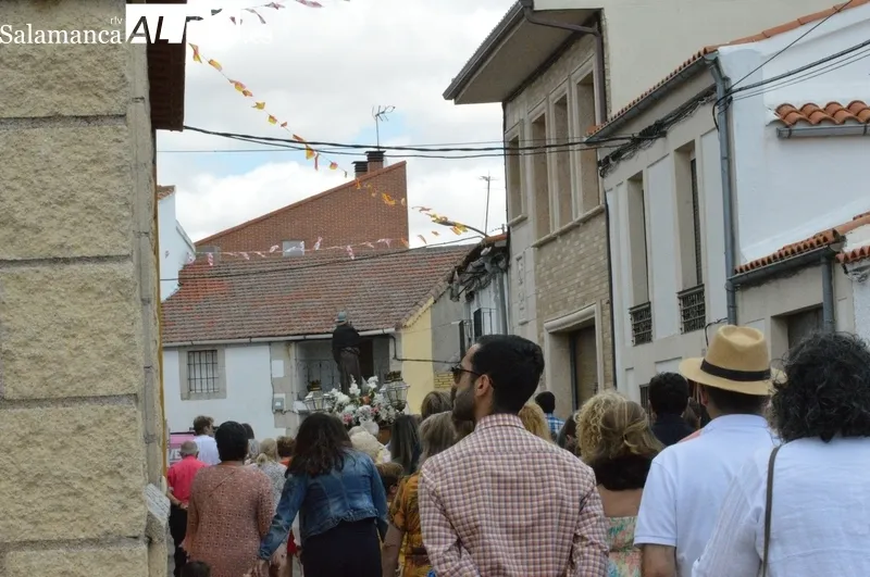 Procesión de San Roque en Valdelosa. Foto: Elena Esteban