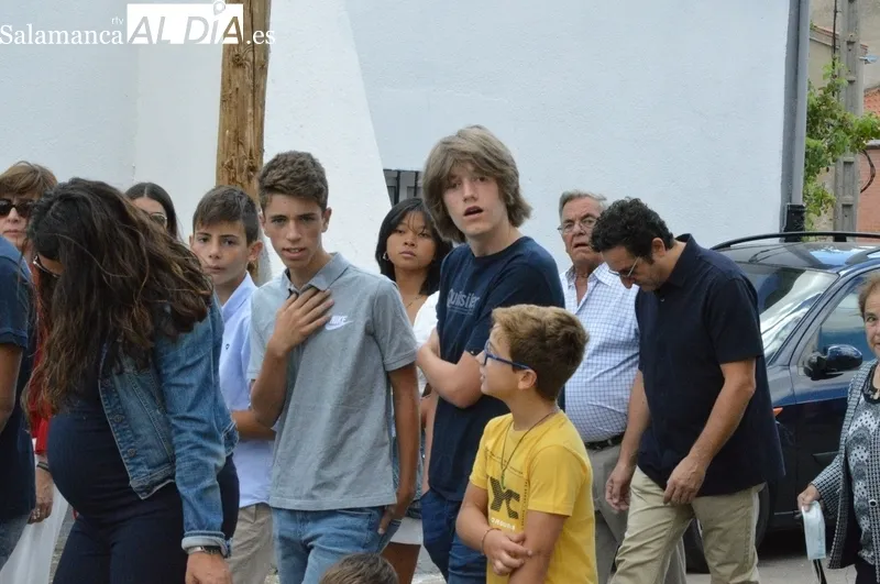 Procesión de San Roque en Valdelosa. Foto: Elena Esteban