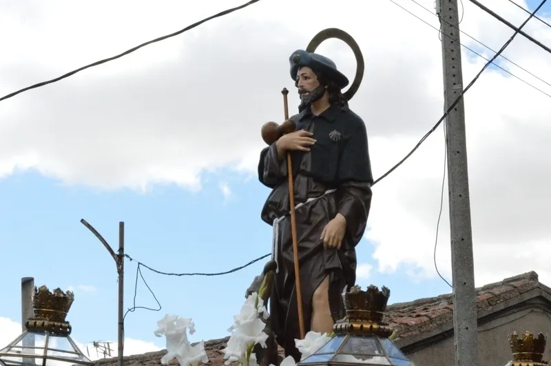 Procesión de San Roque en Valdelosa. Foto: Elena Esteban