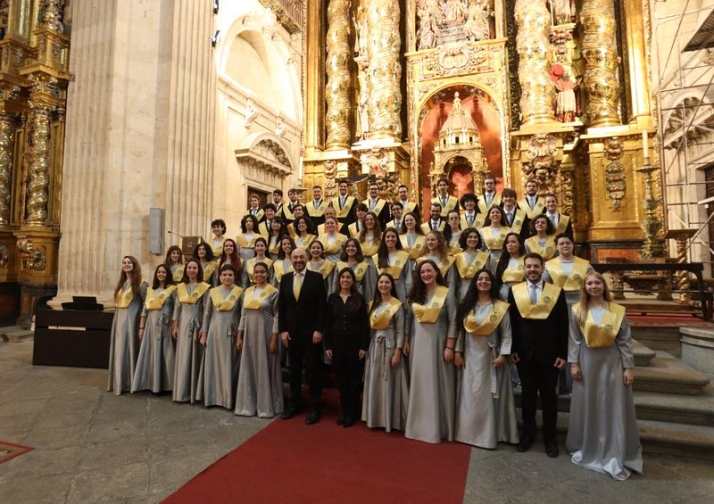 El Coro Tomás Luis de Victoria, de gira por Galicia y Portugal