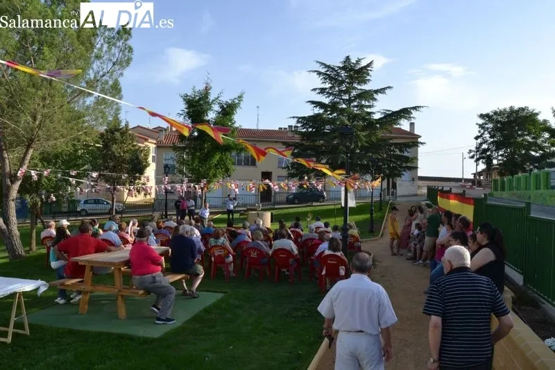 Inauguración del nuevo parque municipal de Vecinos. Foto de David Sánchez
