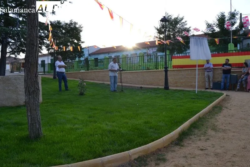 Inauguración del nuevo parque municipal de Vecinos. Foto de David Sánchez