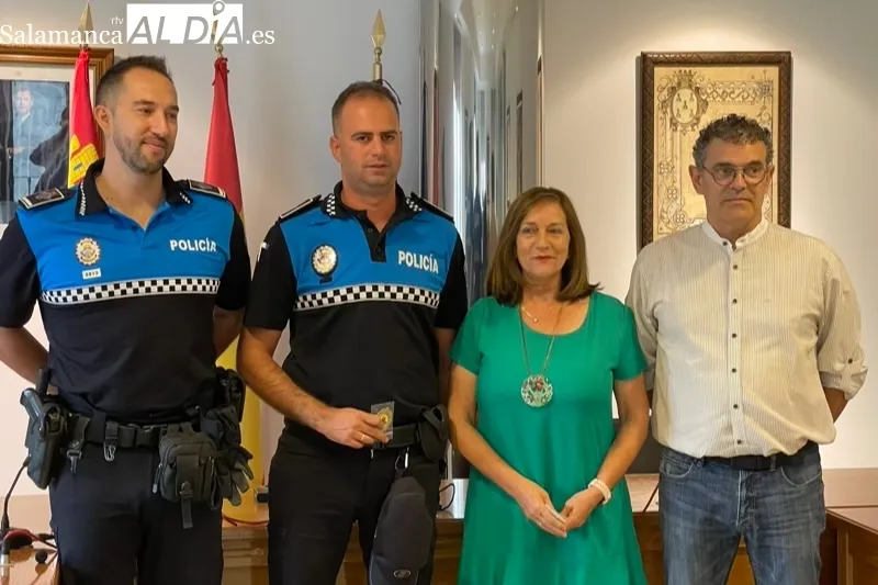 La Policía Local de Peñaranda incorpora cuatro nuevos agentes en practicas 