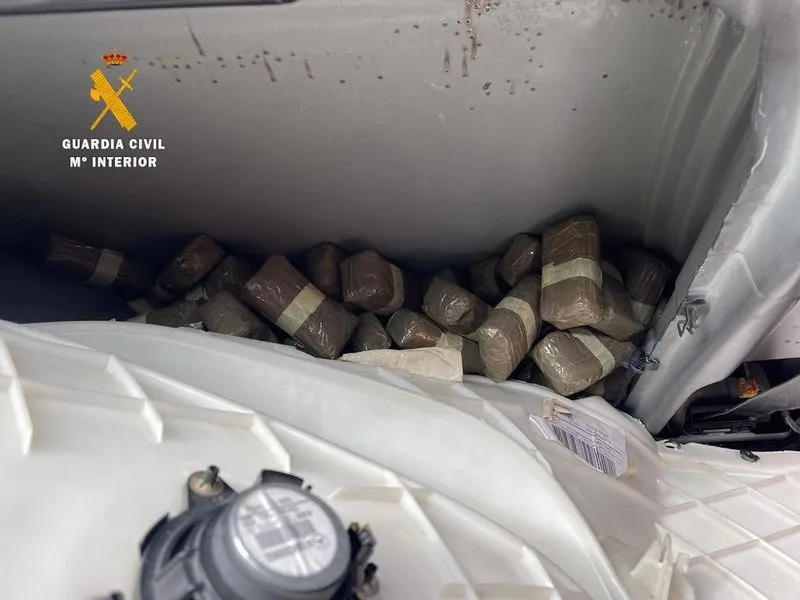 Actuación y material incautado por la Guardia Civil de Salamanca