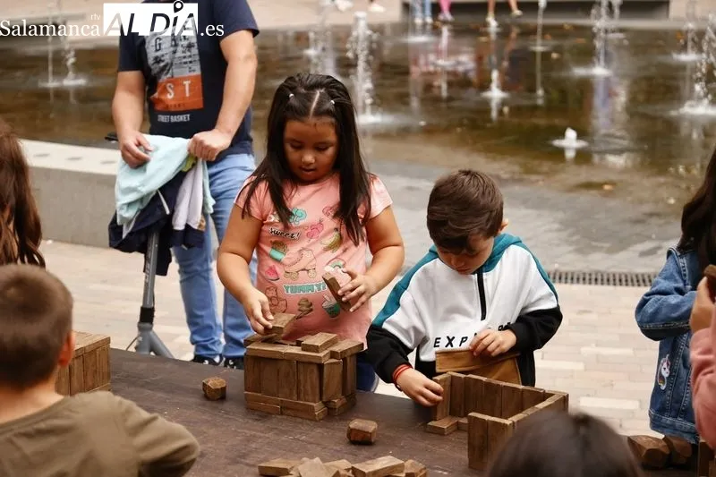 Juegos XXL del Mundo en el parque de La Alamedilla