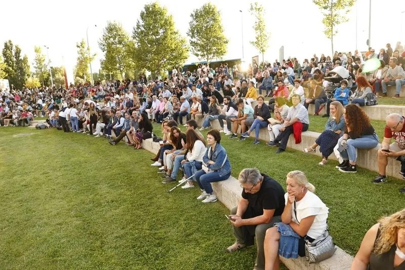Fran Colmenero durante el concierto