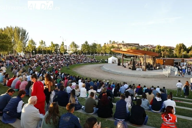 Fran Colmenero durante el concierto