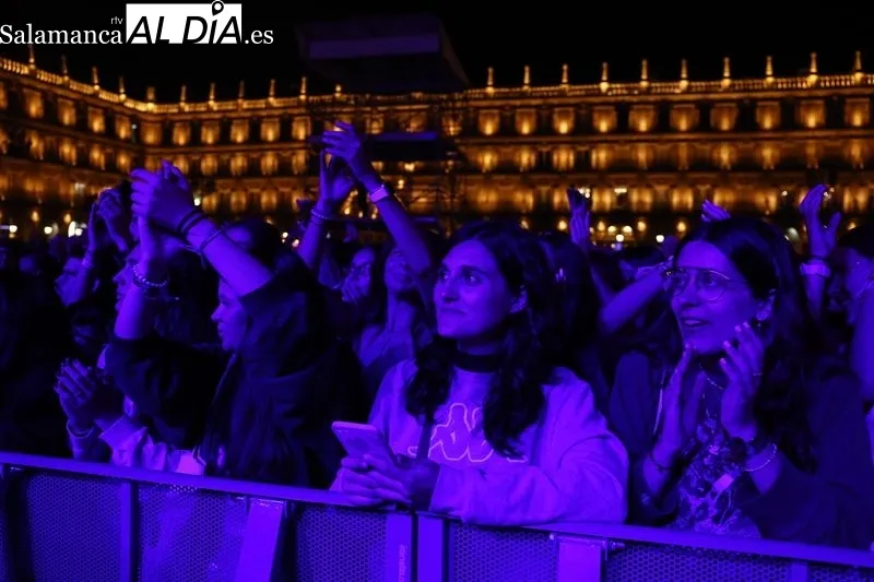Concierto de Álvaro de Luna en la Plaza Mayor de Salamanca