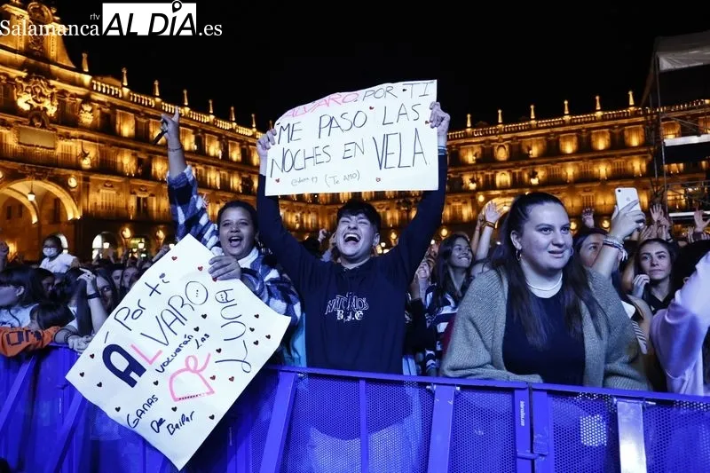 Concierto de Álvaro de Luna en la Plaza Mayor de Salamanca