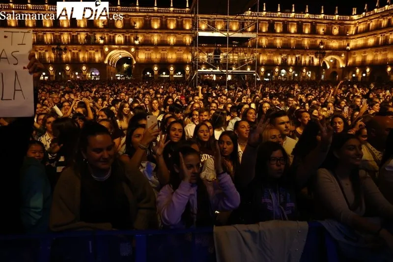 Concierto de Álvaro de Luna en la Plaza Mayor de Salamanca