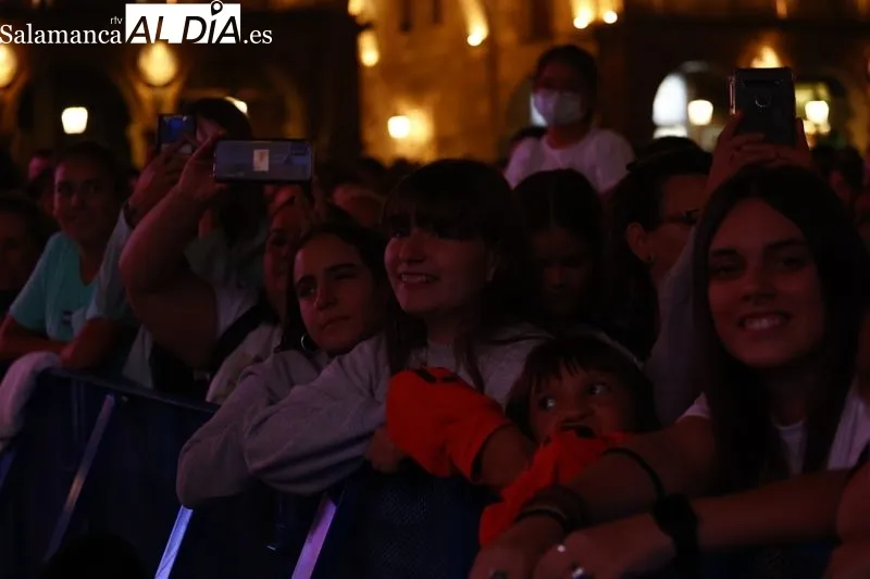 Concierto de Álvaro de Luna en la Plaza Mayor de Salamanca