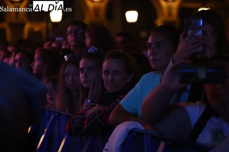 Concierto de Álvaro de Luna en la Plaza Mayor de Salamanca