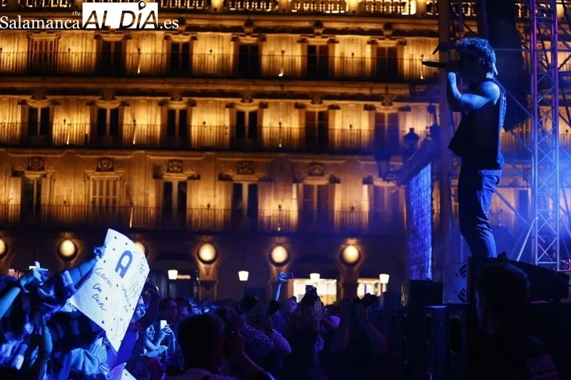 Concierto de Álvaro de Luna en la Plaza Mayor de Salamanca
