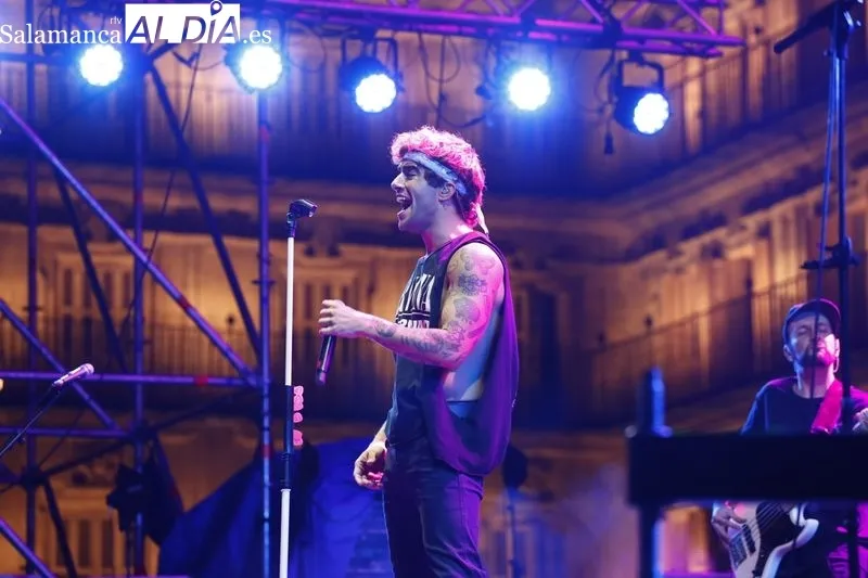 Concierto de Álvaro de Luna en la Plaza Mayor de Salamanca