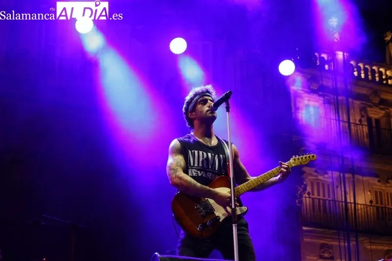 Concierto de Álvaro de Luna en la Plaza Mayor de Salamanca