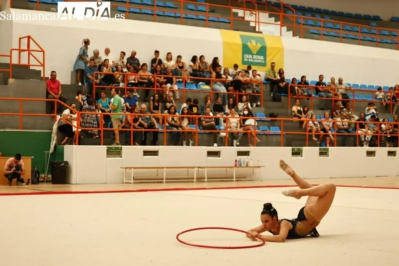 Foto 16 - El CD Salmantino demuestra su talento con una exhibici&oacute;n de gimnasia en medio de las Ferias