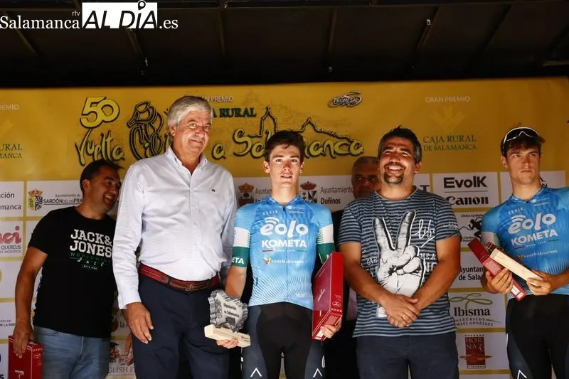 Foto 7 - Edgar Cadena se proclama ganador de la 50&ordf; Vuelta Ciclista a Salamanca