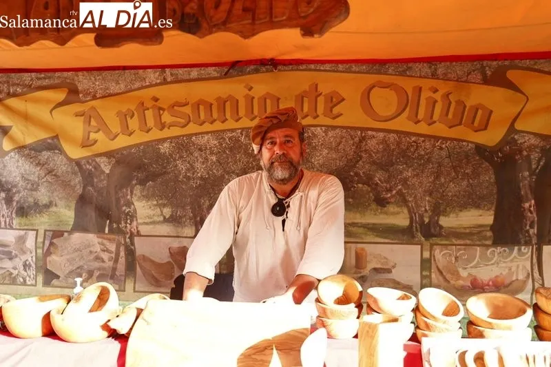 Foto de archivo de un mercado medieval anterior en la provincia de Salamanca