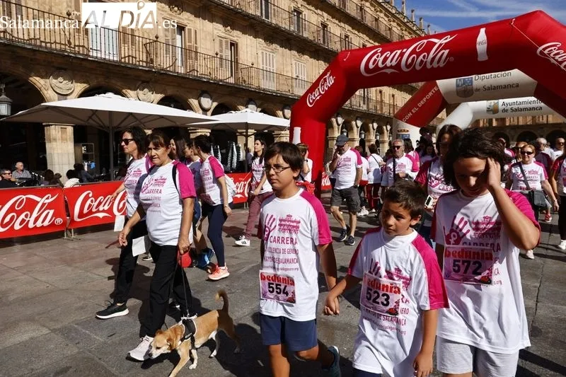 Imágenes de la marcha de la V Carrera Contra la Violencia de Género. Fotos: David Sañudo
