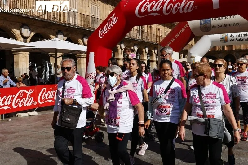 Imágenes de la marcha de la V Carrera Contra la Violencia de Género. Fotos: David Sañudo