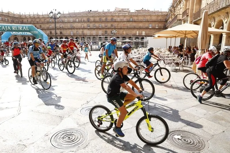 Marcha del Día de la Bici celebrado este domingo en Salamanca
