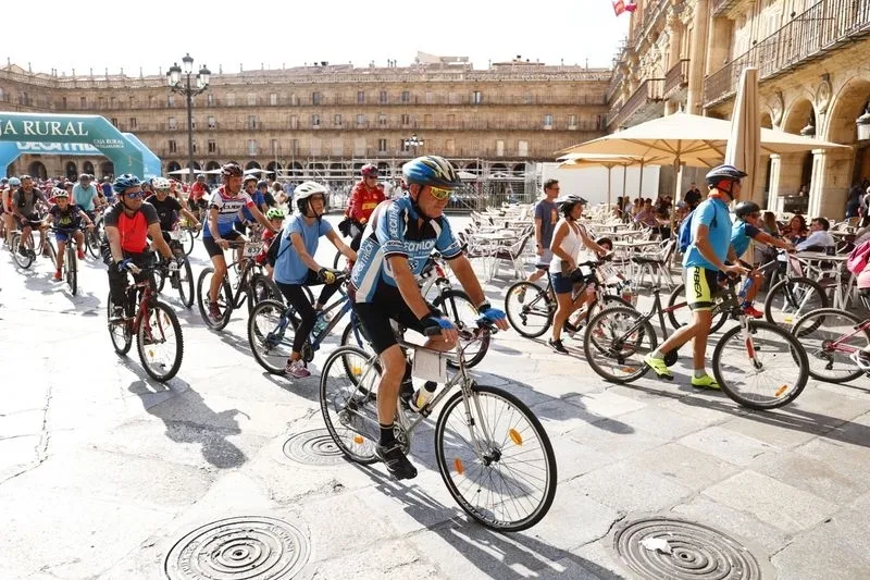 Marcha del Día de la Bici celebrado este domingo en Salamanca