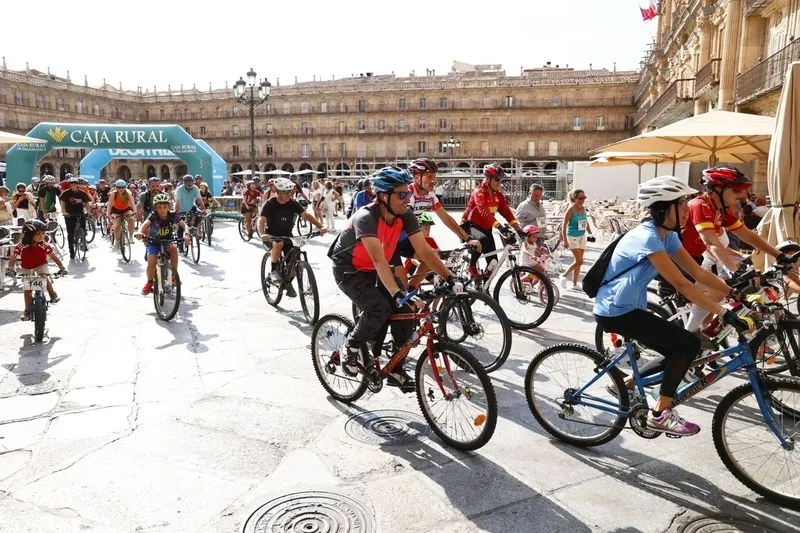 Marcha del Día de la Bici celebrado este domingo en Salamanca