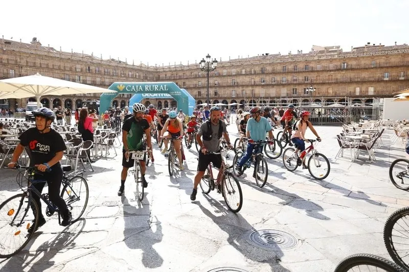 Marcha del Día de la Bici celebrado este domingo en Salamanca