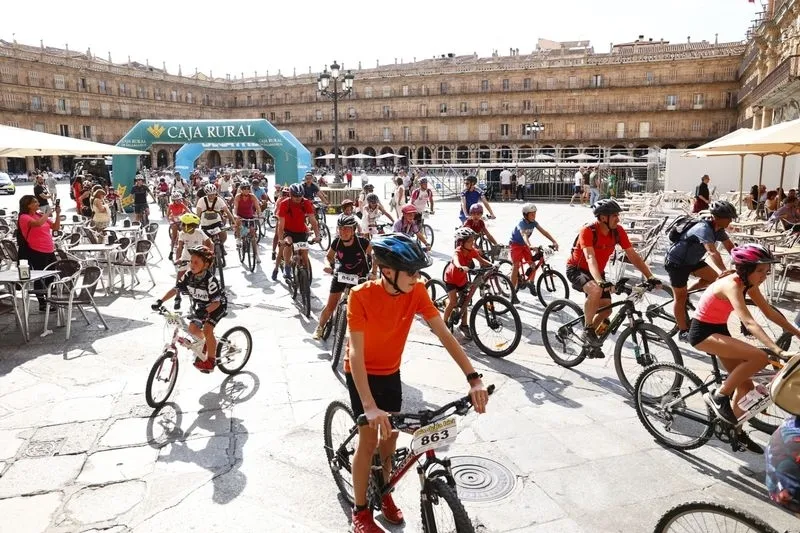 Marcha del Día de la Bici celebrado este domingo en Salamanca