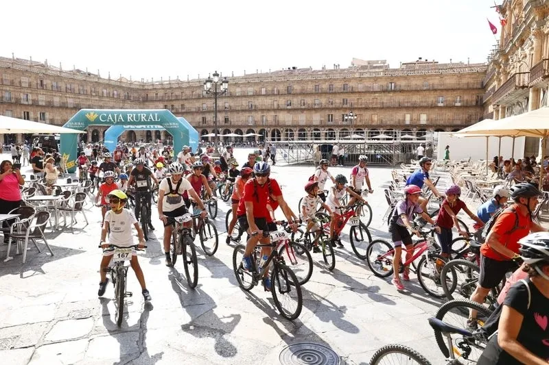 Marcha del Día de la Bici celebrado este domingo en Salamanca