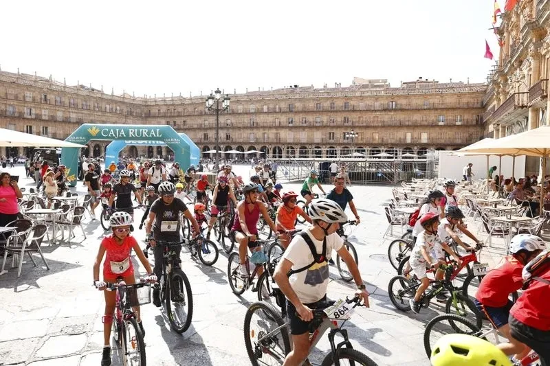 Marcha del Día de la Bici celebrado este domingo en Salamanca