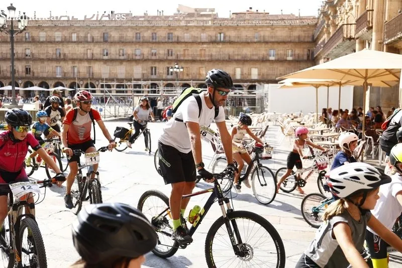 Marcha del Día de la Bici celebrado este domingo en Salamanca