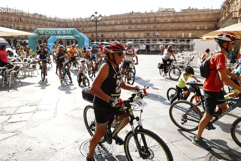 Marcha del Día de la Bici celebrado este domingo en Salamanca