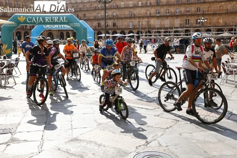 Marcha del Día de la Bici celebrado este domingo en Salamanca