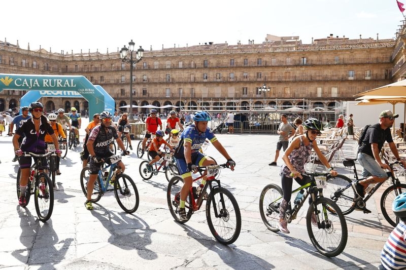 Marcha del Día de la Bici celebrado este domingo en Salamanca