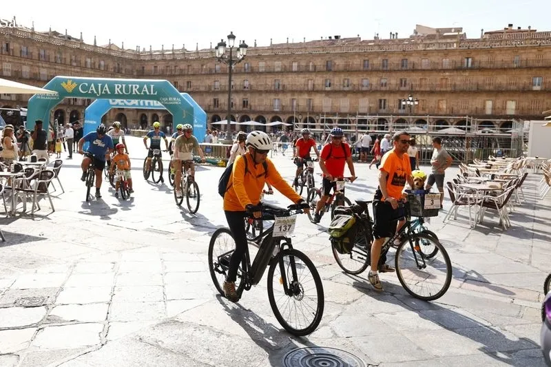 Marcha del Día de la Bici celebrado este domingo en Salamanca