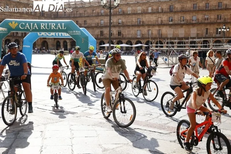 Marcha del Día de la Bici celebrado este domingo en Salamanca