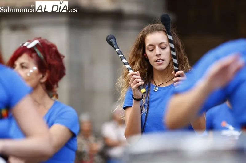 Actividades en la Plaza Mayor con motivo del Día Mundial del Alzheimer