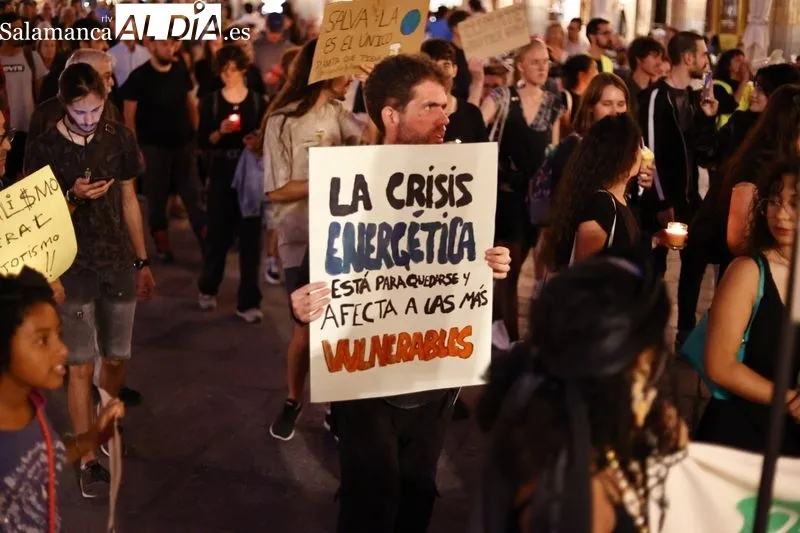 Concentración convocada por Fridays For Future Salamanca