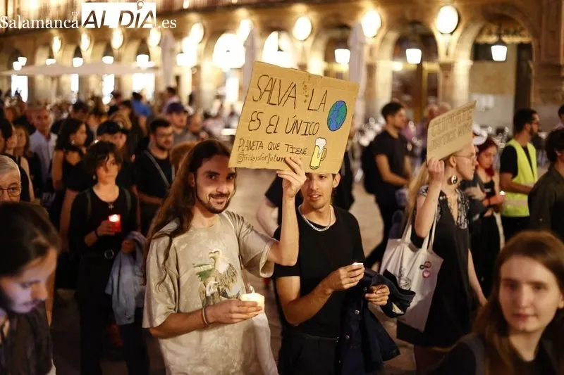 Concentración convocada por Fridays For Future Salamanca
